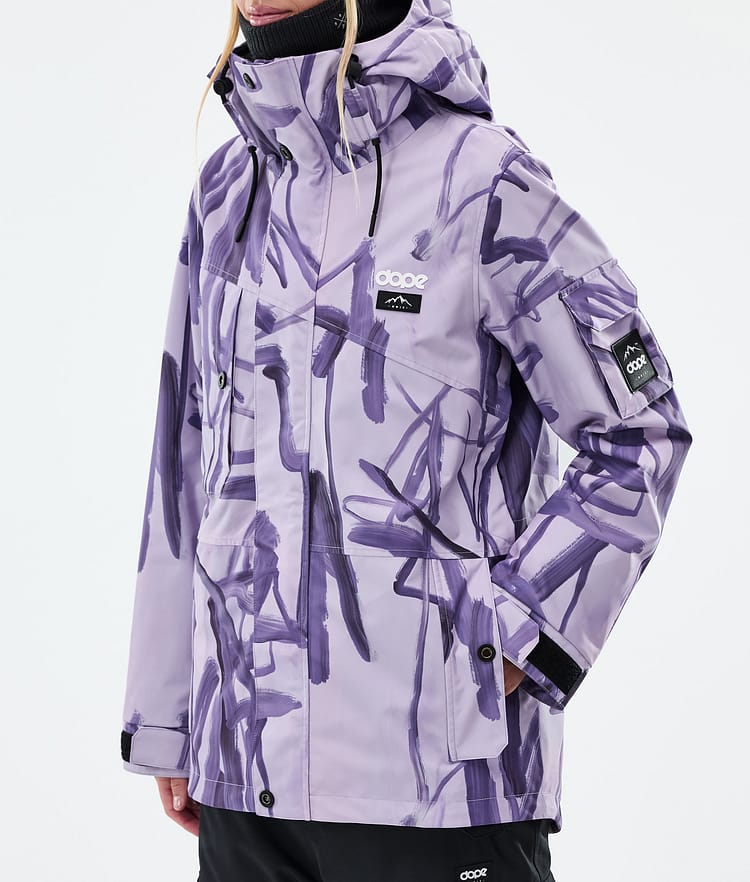 Dope Adept W Snowboardjacke Damen Scribble Purple, Bild 7 von 9