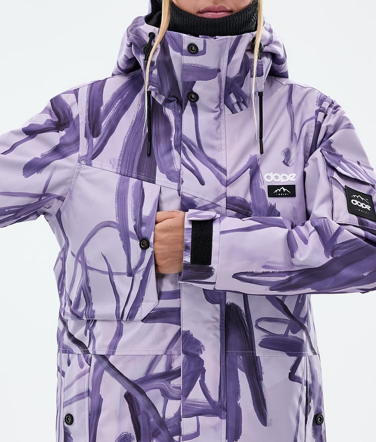 Dope Adept W Snowboardjacke Damen Scribble Purple, Bild 8 von 9