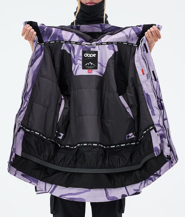 Dope Adept W Snowboardjacke Damen Scribble Purple, Bild 9 von 9