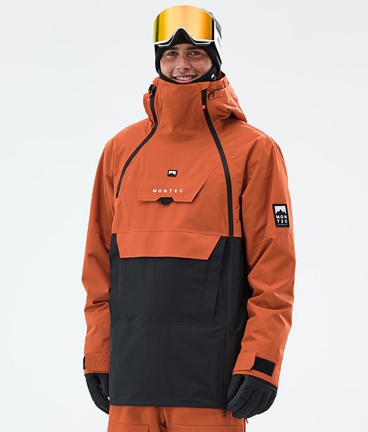 Montec Doom Skijacke Herren Burned Orange/Black