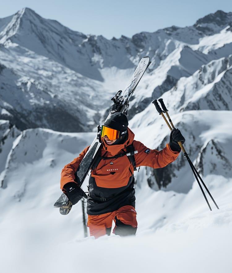 Montec Doom Skijacke Herren Burned Orange/Black, Bild 2 von 12