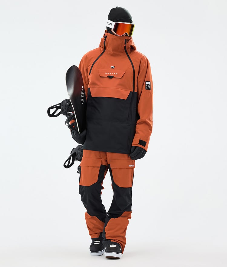 Montec Doom Snowboardjacke Herren Burned Orange/Black, Bild 3 von 11