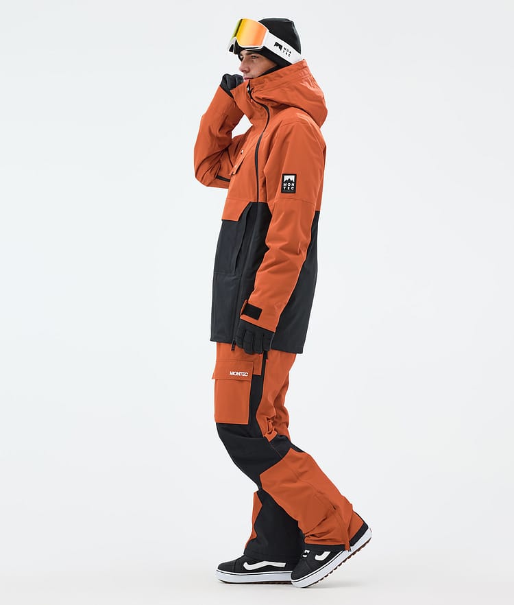 Montec Doom Snowboardjacke Herren Burned Orange/Black, Bild 4 von 11