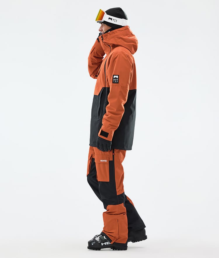 Montec Doom Skijacke Herren Burned Orange/Black, Bild 5 von 12