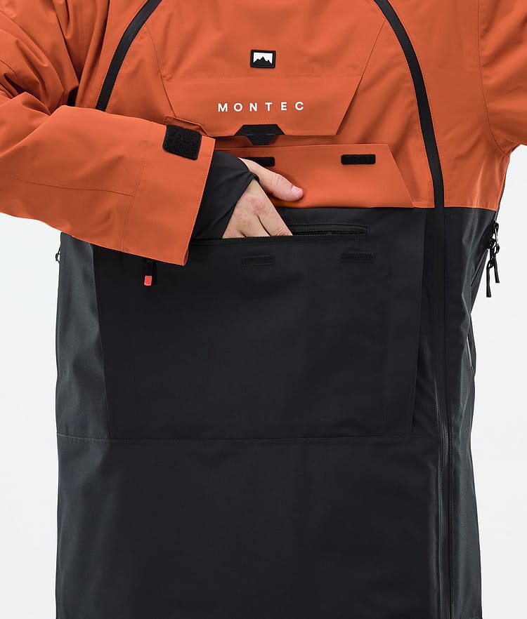 Montec Doom Snowboardjacke Herren Burned Orange/Black, Bild 9 von 11