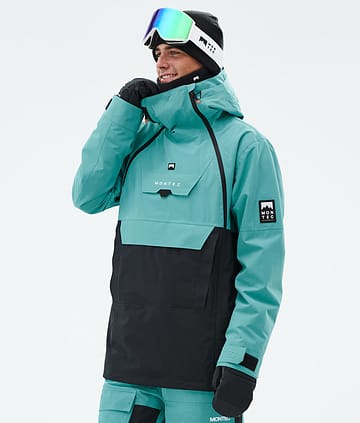 Montec Doom Snowboardjacke Herren Turquoise/Black