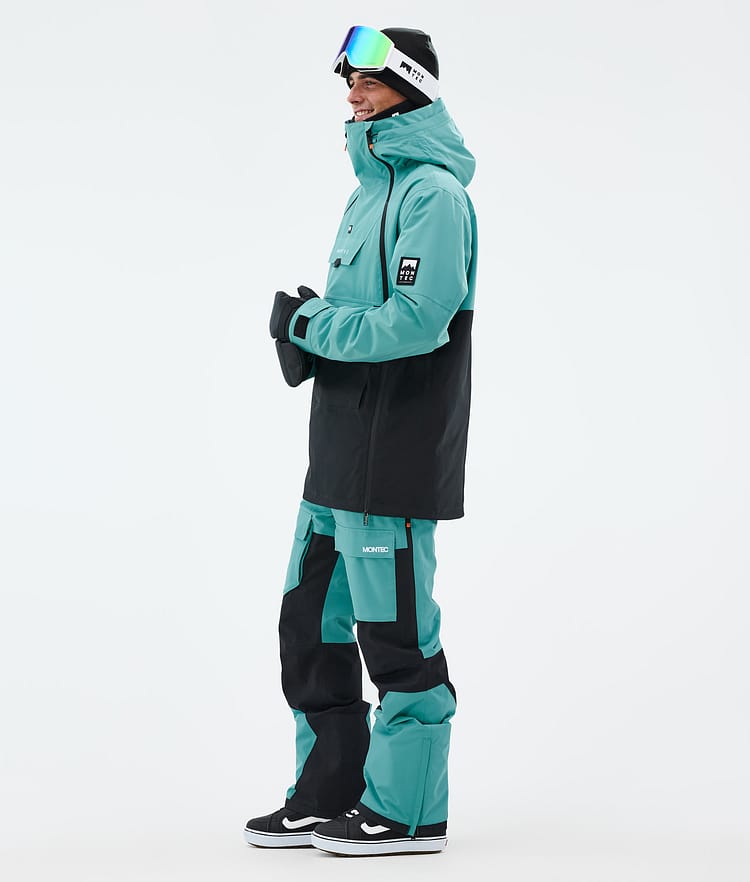 Montec Doom Snowboardjacke Herren Turquoise/Black, Bild 4 von 11