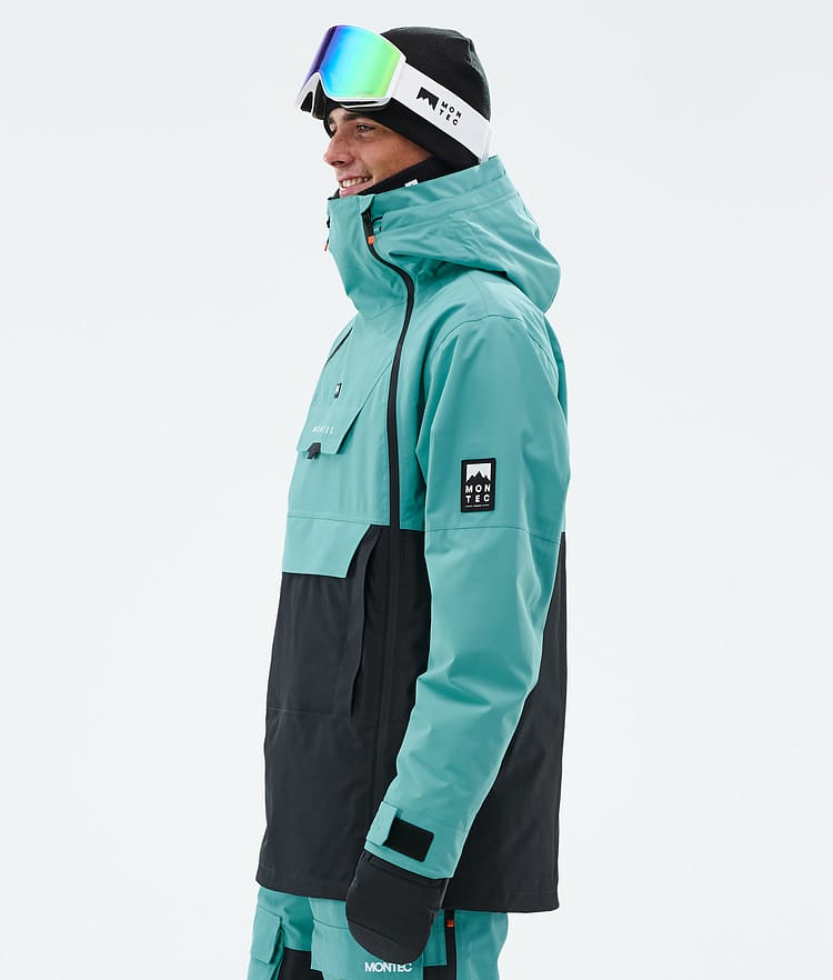 Montec Doom Skijacke Herren Turquoise/Black, Bild 6 von 11