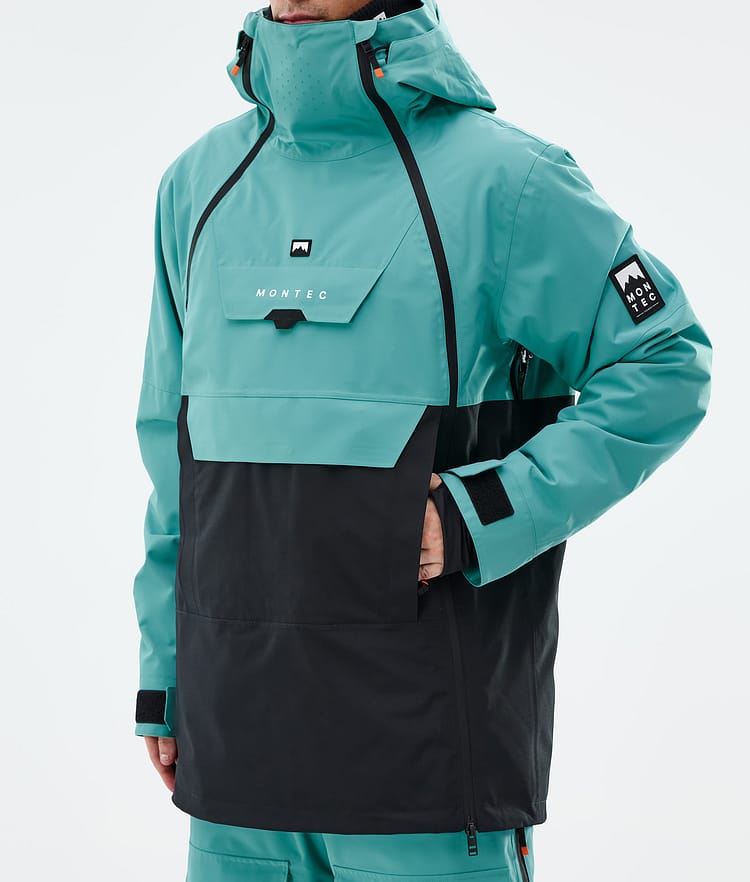 Montec Doom Skijacke Herren Turquoise/Black, Bild 8 von 11