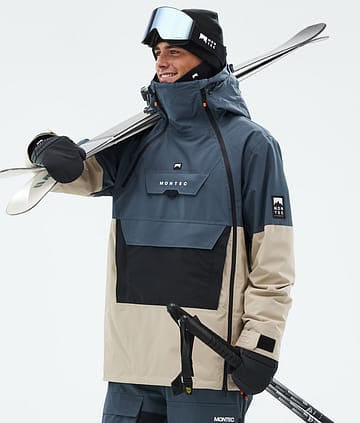 Montec Doom Skijacke Herren Metal Blue/Black/Sand