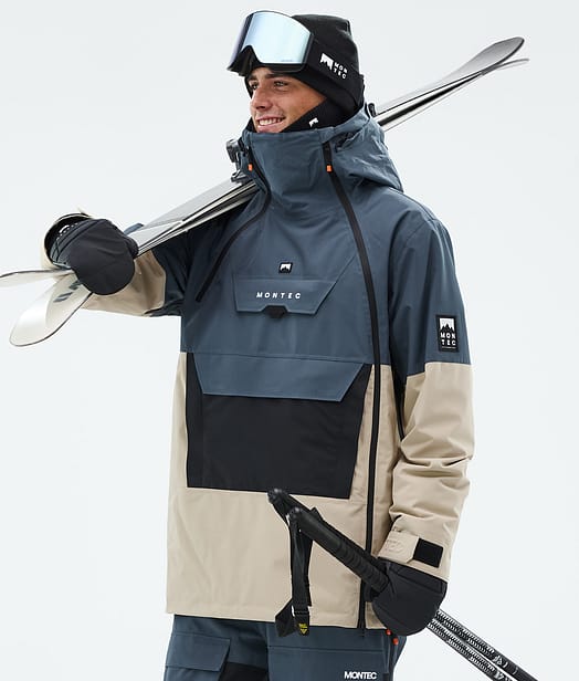 Montec Doom Skijacke Herren Metal Blue/Black/Sand