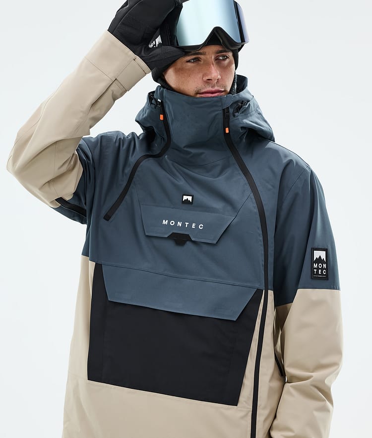 Montec Doom Snowboardjacke Herren Metal Blue/Black/Sand, Bild 2 von 11