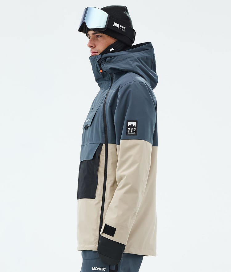 Montec Doom Snowboardjacke Herren Metal Blue/Black/Sand, Bild 6 von 11