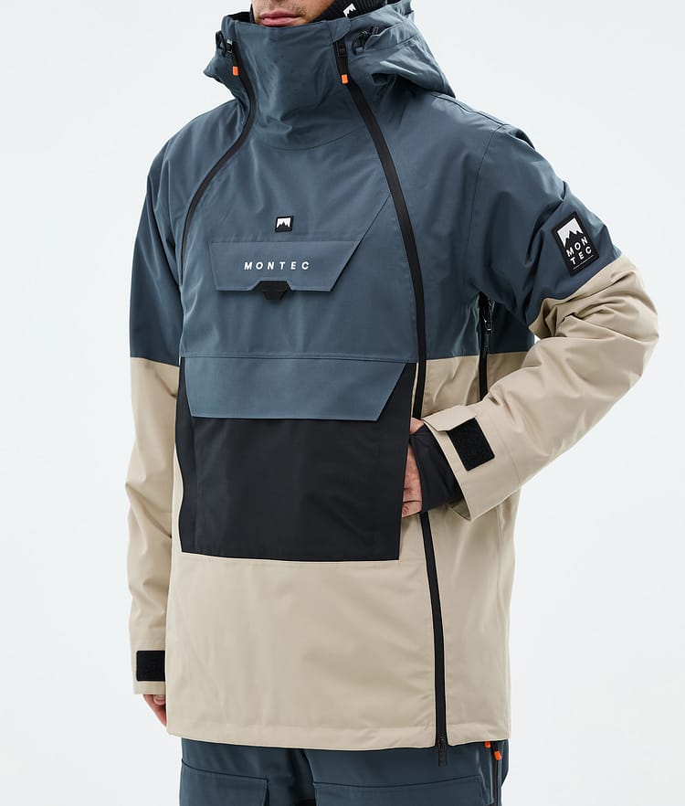 Montec Doom Skijacke Herren Metal Blue/Black/Sand, Bild 8 von 11