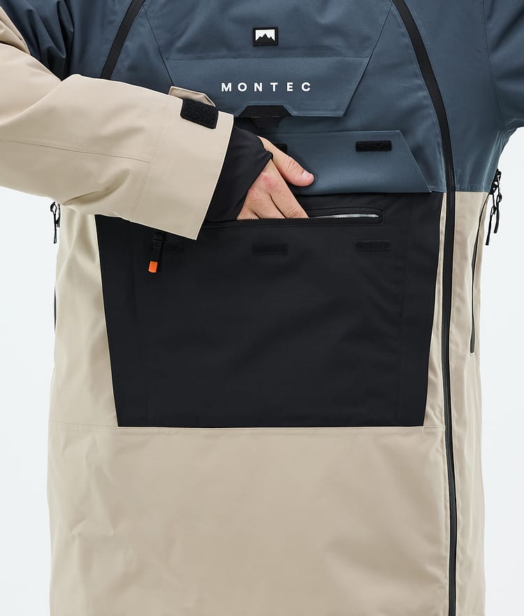 Montec Doom Skijacke Herren Metal Blue/Black/Sand, Bild 9 von 11