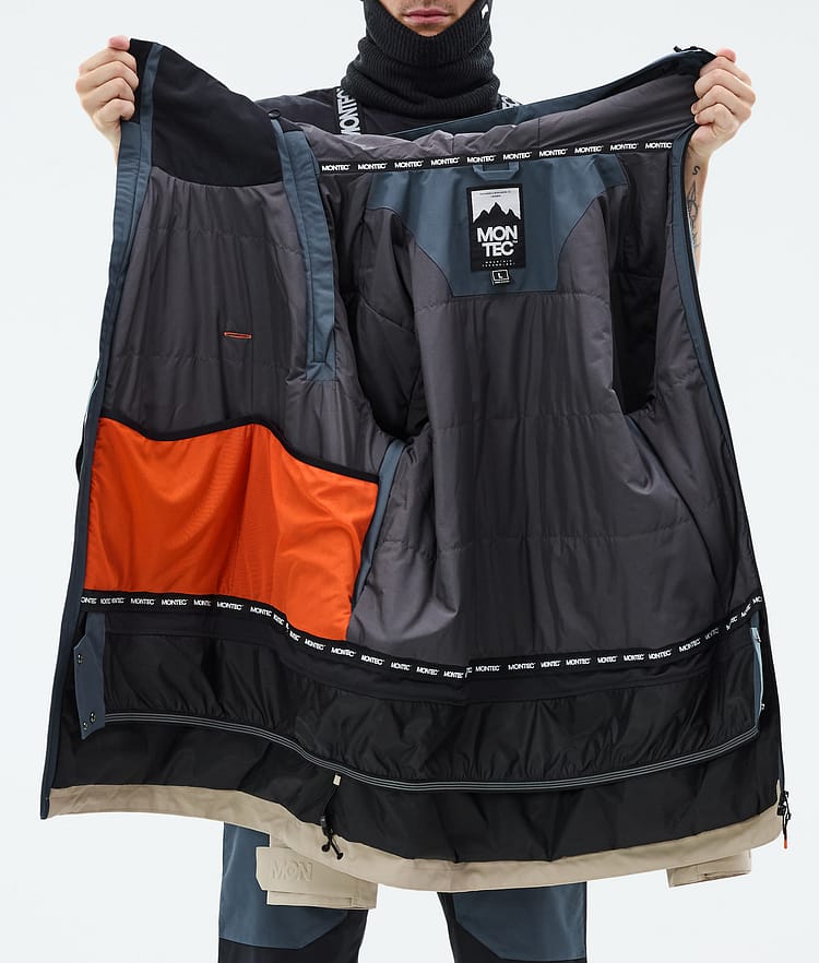 Montec Doom Skijacke Herren Metal Blue/Black/Sand, Bild 11 von 11