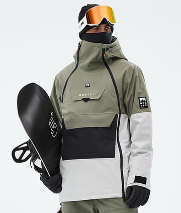 Montec Doom Snowboardjacke Herren Greenish/Black/Light Grey