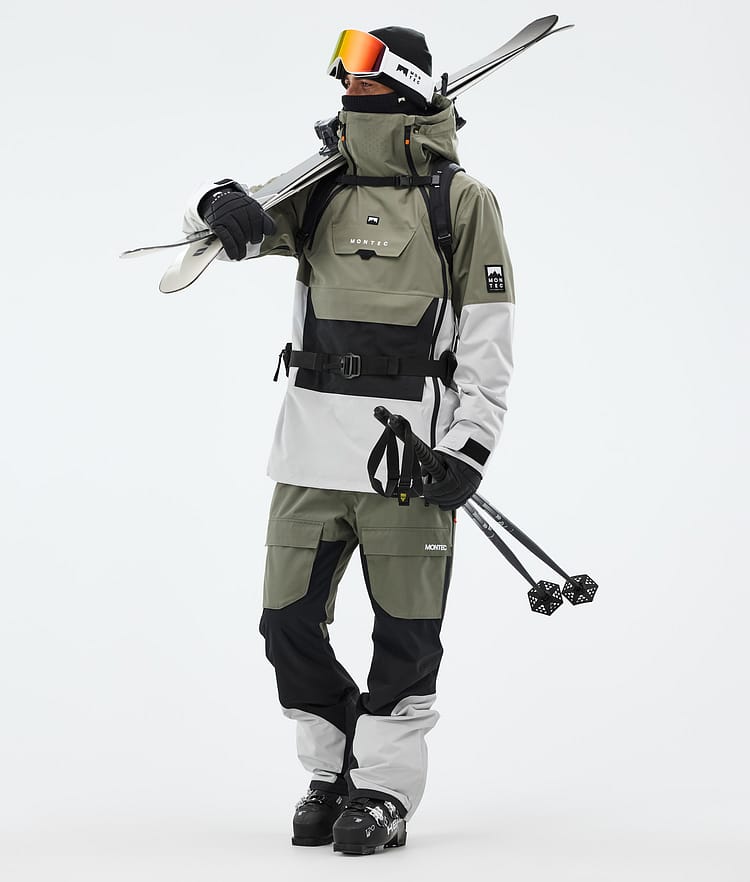 Montec Doom Skijacke Herren Greenish/Black/Light Grey, Bild 3 von 11