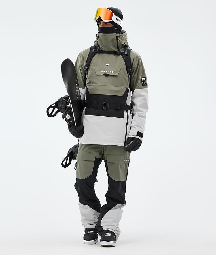 Montec Doom Snowboardjacke Herren Greenish/Black/Light Grey, Bild 3 von 11