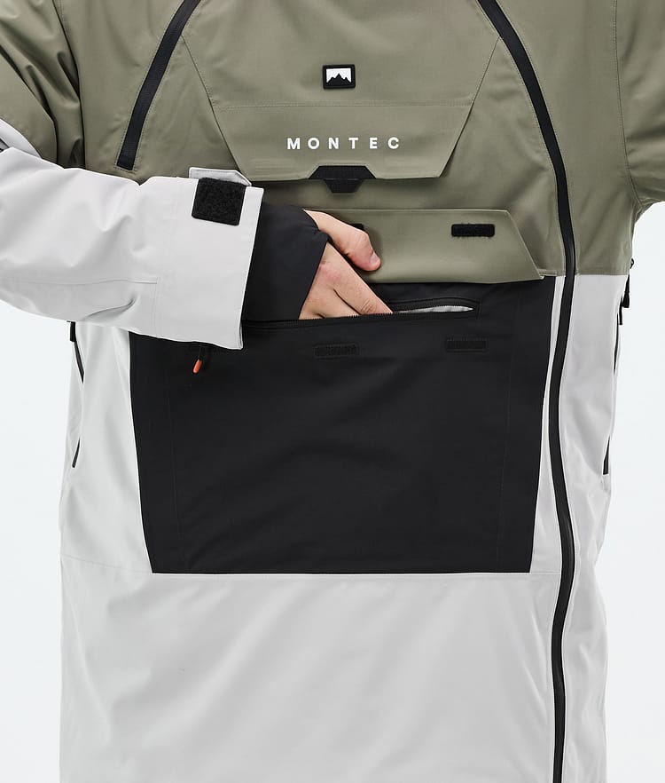 Montec Doom Snowboardjacke Herren Greenish/Black/Light Grey, Bild 9 von 11