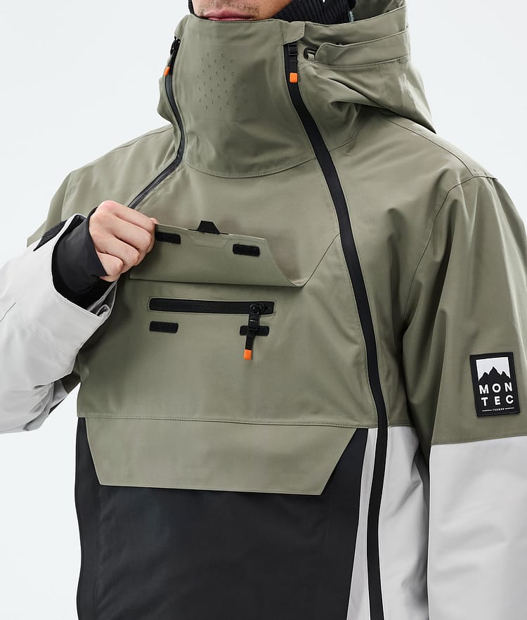Montec Doom Snowboardjacke Herren Greenish/Black/Light Grey, Bild 10 von 11