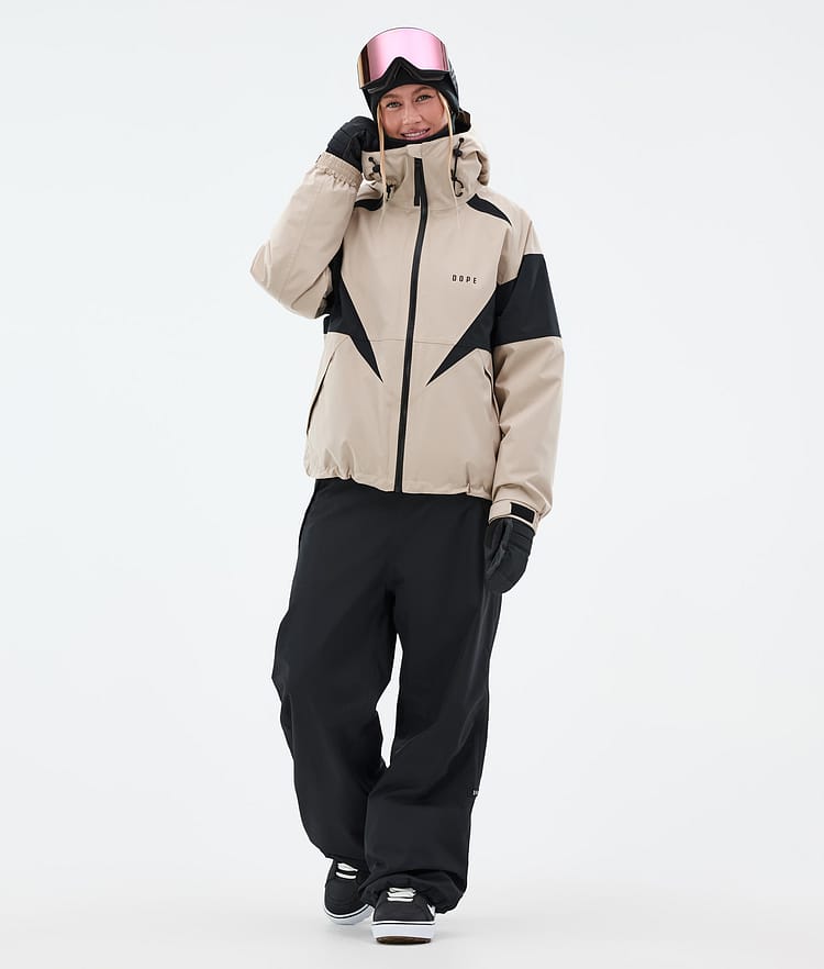 Dope Spartan W Snowboardjacke Damen Spike Sand/Black, Bild 2 von 8