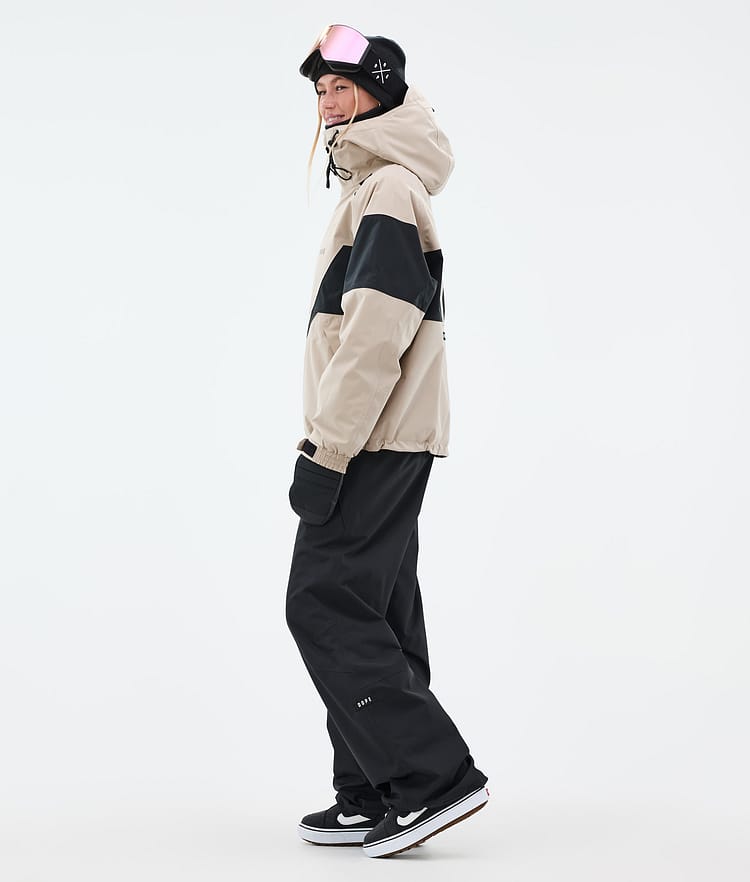 Dope Spartan W Snowboardjacke Damen Spike Sand/Black, Bild 3 von 8