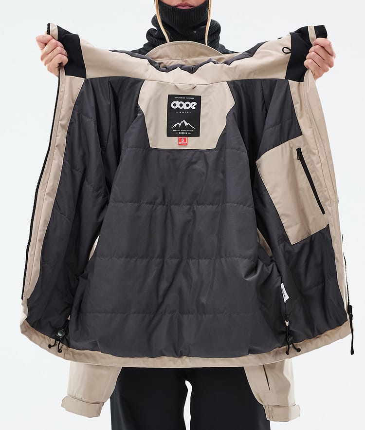 Dope Spartan W Skijacke Damen Spike Sand/Black, Bild 8 von 8