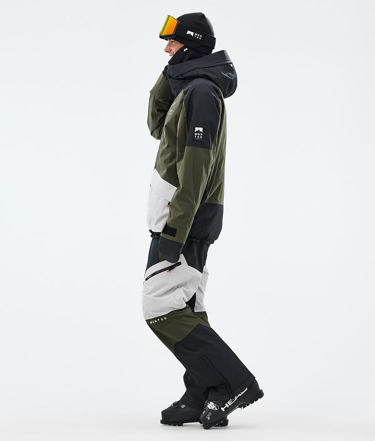 Montec Morpheus Skijacke Herren Black/Olive Green/Light Grey, Bild 4 von 10