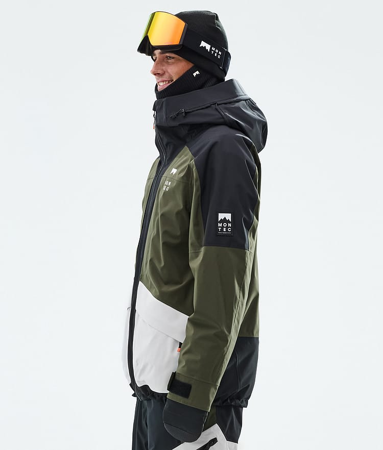 Montec Morpheus Skijacke Herren Black/Olive Green/Light Grey, Bild 6 von 10