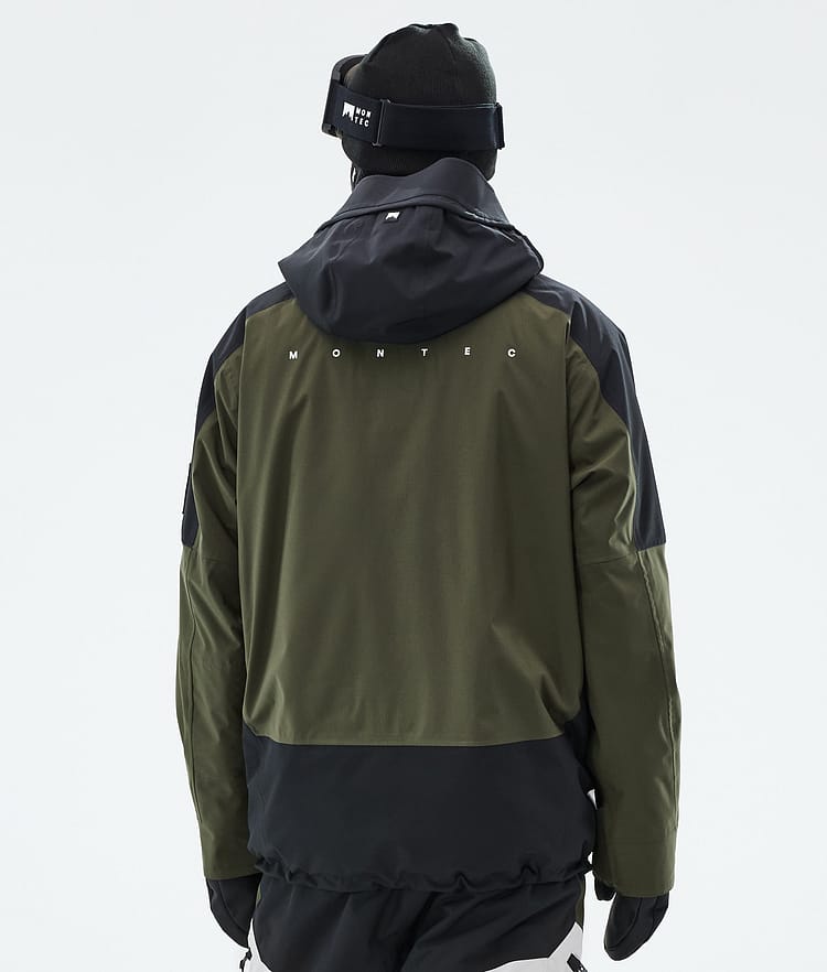 Montec Morpheus Skijacke Herren Black/Olive Green/Light Grey, Bild 7 von 10