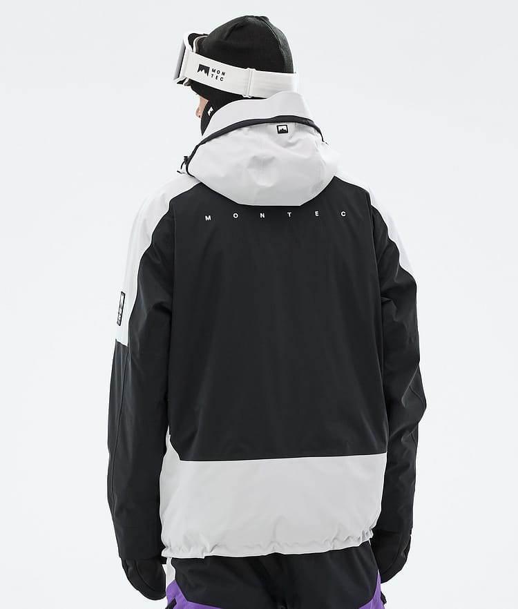 Montec Morpheus Snowboardjacke Herren Light Grey/Black/Vivid Purple, Bild 7 von 10