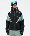 Dope Spartan W Skijacke Damen Spike Black/Faded Green
