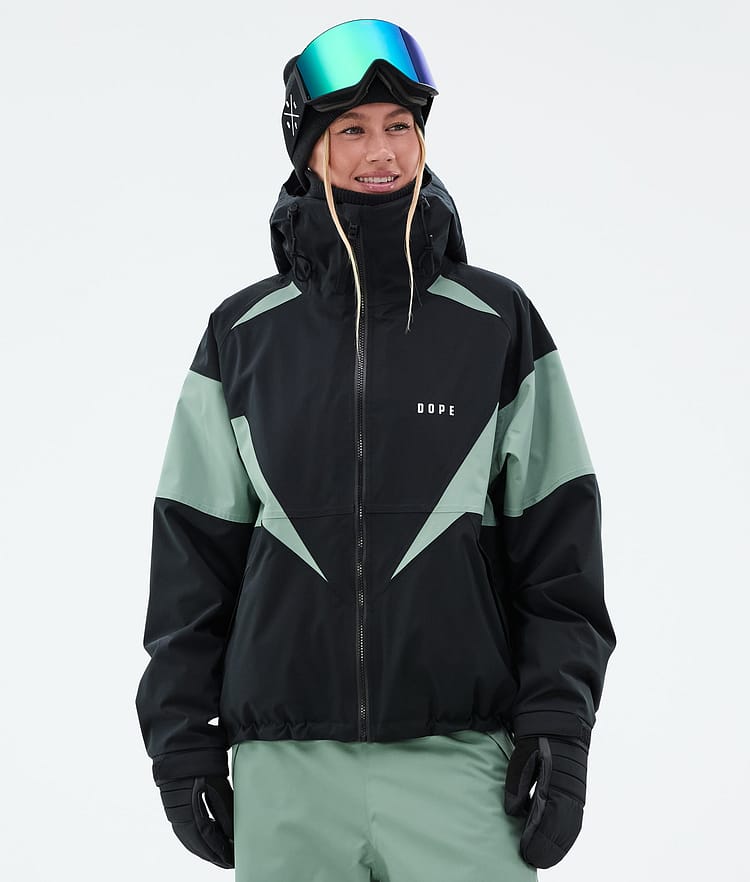Dope Spartan W Snowboardjacke Damen Spike Black/Faded Green, Bild 1 von 8