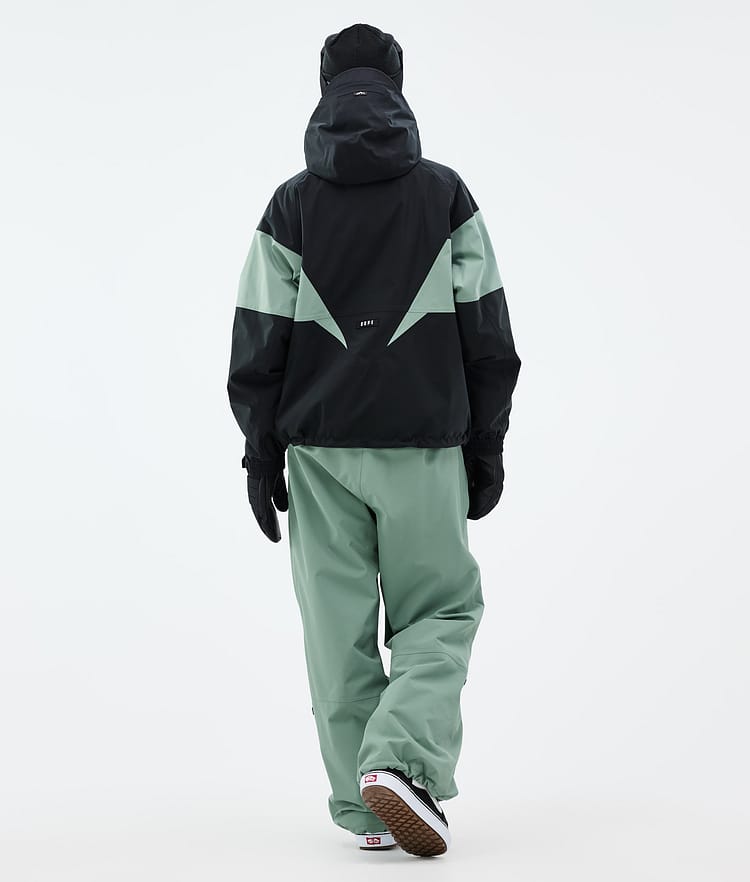 Dope Spartan W Snowboardjacke Damen Spike Black/Faded Green, Bild 4 von 8