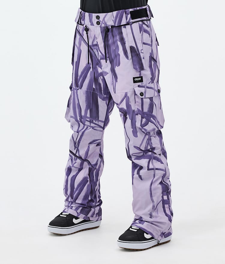 Dope Iconic W Snowboardhose Damen Scribble Purple, Bild 1 von 7