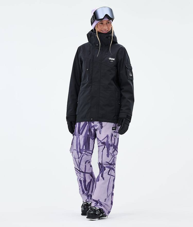 Dope Iconic W Skihose Damen Scribble Purple, Bild 2 von 7