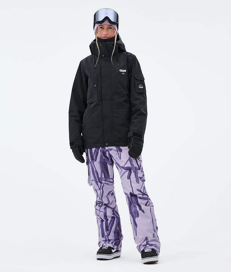 Dope Iconic W Snowboardhose Damen Scribble Purple, Bild 2 von 7