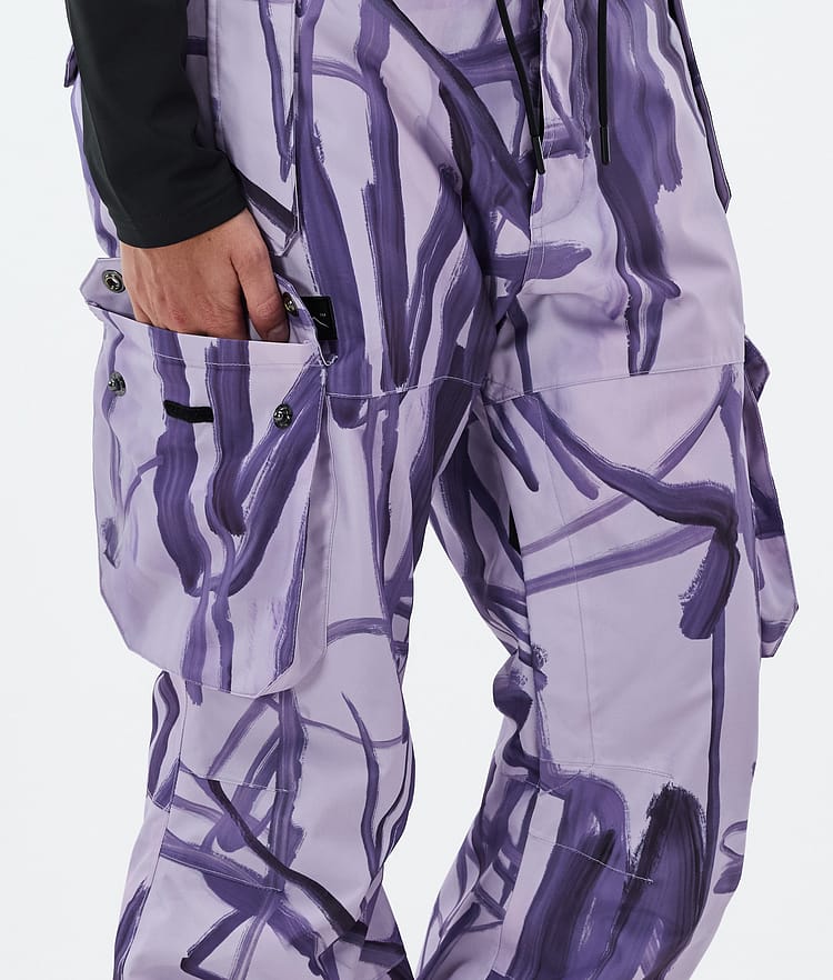 Dope Iconic W Snowboardhose Damen Scribble Purple, Bild 6 von 7
