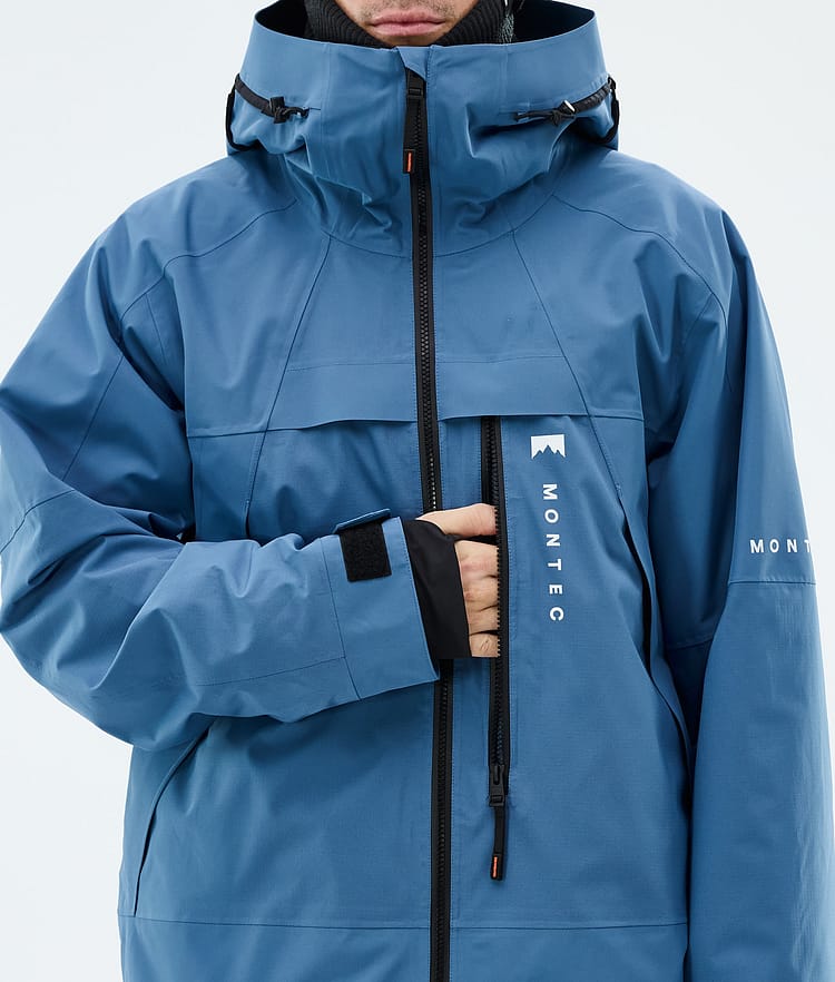 Montec Oracle Snowboardjacke Herren Blue Steel, Image 8 of 9