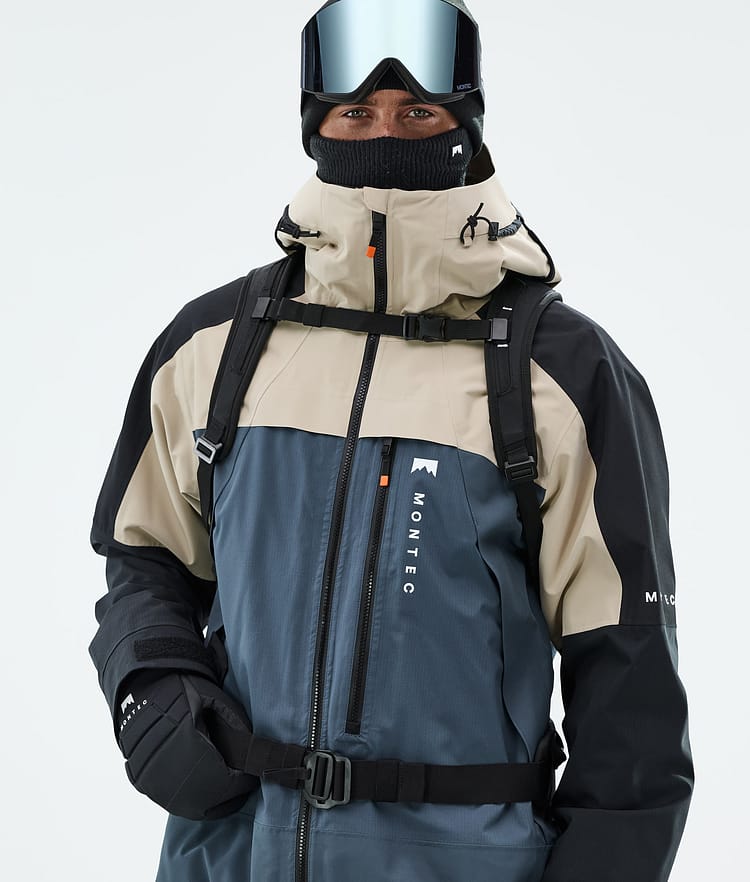 Montec Oracle Skijacke Herren Sand/Black/Metal Blue, Bild 2 von 10