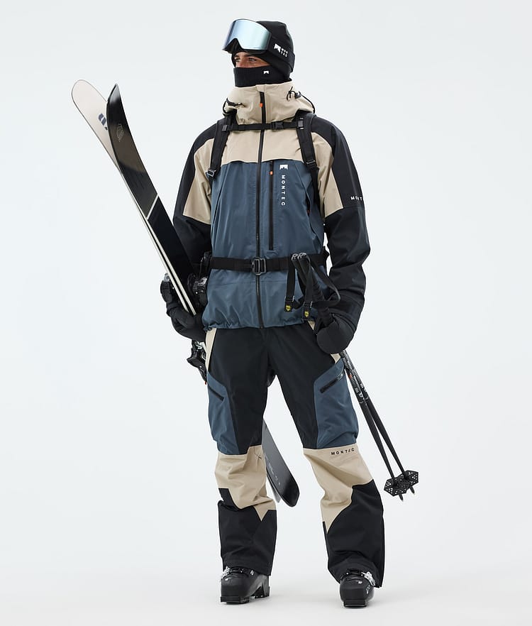 Montec Oracle Skijacke Herren Sand/Black/Metal Blue, Bild 3 von 10