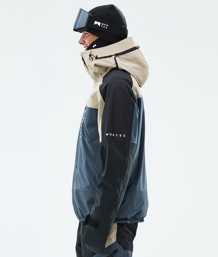 Montec Oracle Snowboardjacke Herren Sand/Black/Metal Blue, Bild 6 von 10