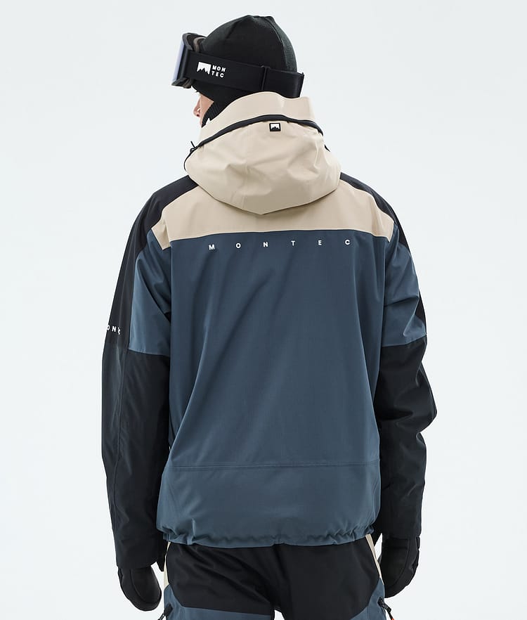 Montec Oracle Skijacke Herren Sand/Black/Metal Blue, Bild 7 von 10