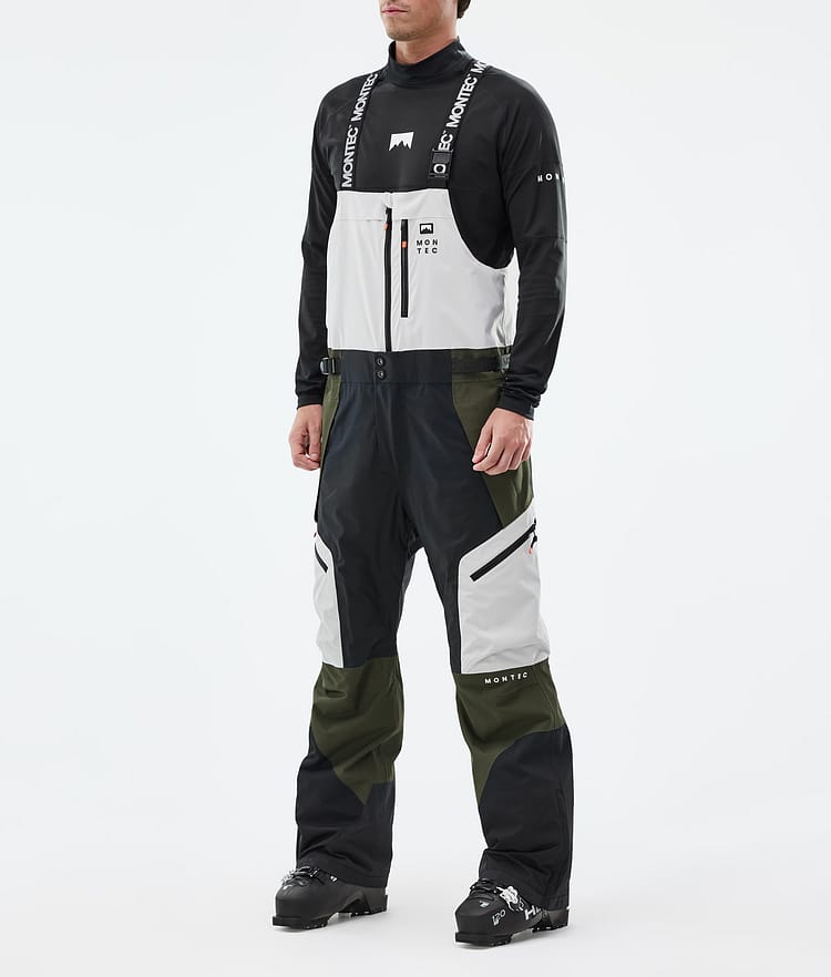 Montec Dozer Skihose Herren Light Grey/Black/Olive Green, Bild 1 von 6