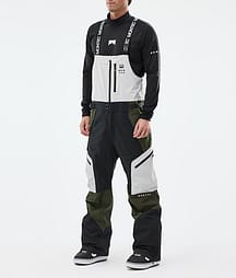 Montec Dozer 25 Snowboardhose Herren Light Grey/Black/Olive Green