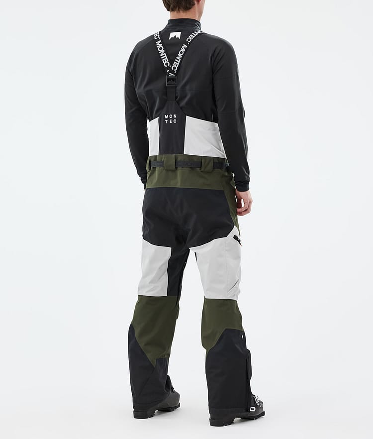 Montec Dozer Skihose Herren Light Grey/Black/Olive Green, Bild 3 von 6
