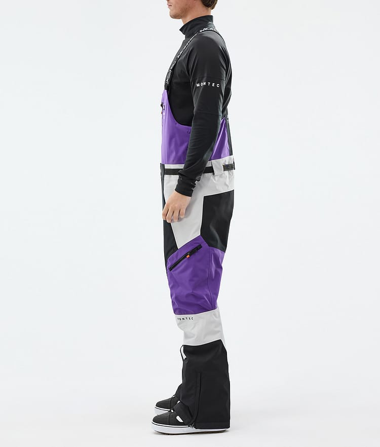Montec Dozer Snowboardhose Herren Vivid Purple/Black/Light Grey, Bild 2 von 6