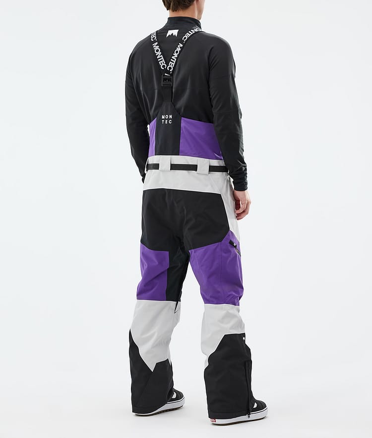 Montec Dozer Snowboardhose Herren Vivid Purple/Black/Light Grey, Bild 3 von 6