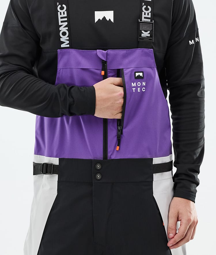 Montec Dozer Skihose Herren Vivid Purple/Black/Light Grey, Bild 5 von 6